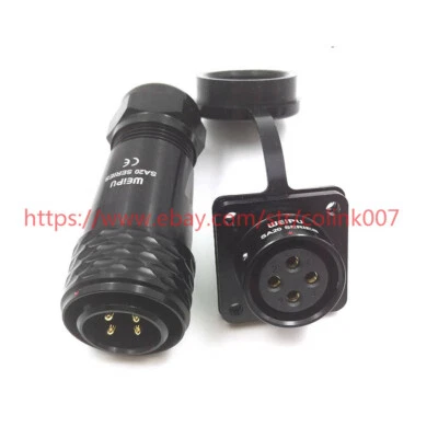 SA2010/P4, SA2013/S4 4 pin waterproof connectors, electric power cable connector - Image 1 of 4