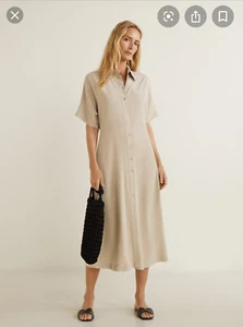 New Mango shirt dress size XS - Foto 1 di 3