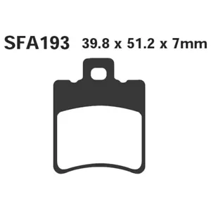 PASTILLAS DE FRENO EBC SFA APRILIA-PIAGGIO-MBK-YAMAHA - Imagen 1 de 1