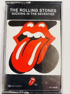 Rolling Stones 1981 FACTORY SEALED Sucking In The Seventies Cassette Tape NOS - Picture 1 of 3