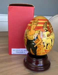 Reuge TOULOUSE LAUTREC Revolving Russian Musical Egg Limited 136/500 - Boxed - Picture 1 of 15
