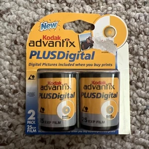 Kodak Advantix Plus Digitalfilm (2er-Pack) x 25 Belichtungen 50 Gesamt EXP 2/2006 NEU - Bild 1 von 3