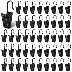 100Pcs Curtain Clips with Hooks Metal for Drapery Photos and Home Decoration - Picture 1 of 8