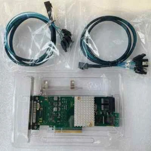 Fujitsu LSI SAS3008 9300-8i HBA Controller 12Gbps IT Mode ZFS +8643  SATA cables - Picture 1 of 1