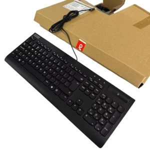 Original LENOVO Smartcard KB-319U USB Wired Silent Keyboard II Swiss Language - Picture 1 of 10