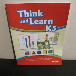 abeka. Think and Learn K5. (Approx 20 Pages with Markings) - Picture 1 of 3