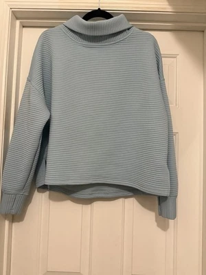 Danskin Women’s Medium  Blue Ribbed Long Sleeve Athletic Casual Minimalist - Изображение 1 из 3