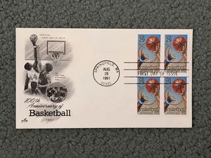 Basketball 100th Anniversary - Scott 2560 - First Day Issue FDC - Picture 1 of 1