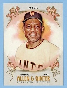 2021 topps Allen & Ginter Willie Mays card# 96 giants - Picture 1 of 2