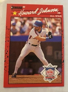 Donruss 1990 - Howard Johnson #654 - Error / Sin punto "Inc" - Imagen 1 de 2