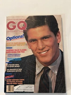 GQ-SEPTEMBER 1980-MICHAEL SCHOEFFLING-BRUCE WEBER-MICHAEL IVES-ROBERT REDFORD - Image 1 of 4