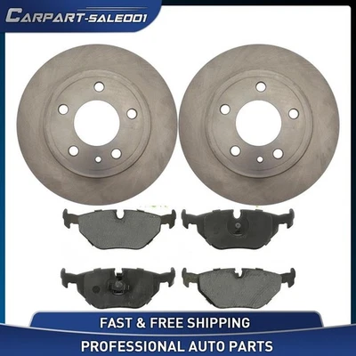 Комплект керамических тормозных колодок 11,8 дюйма для заднего дискового тормоза 1987 BMW L7 3,5 л - Изображение 1 из 4