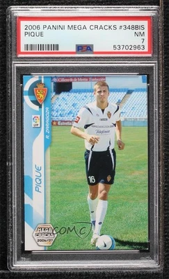 2006-07 Panini Megacracks MGK La Liga Gerard Piqué #348BIS PSA 7 Rookie RC Foto 1 de 2