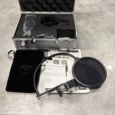 [ Used] AKG C414 XLS-Y4 Dynamic Professional Microphone Japan Complete Set - Image 1 of 4