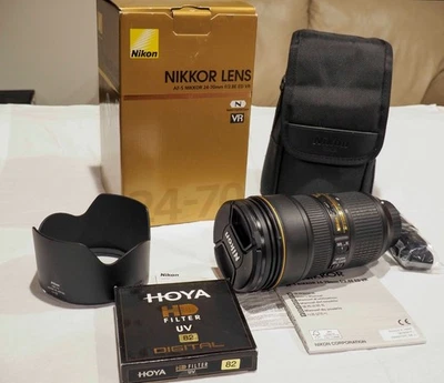 Lente zoom profesional Nikon AF-S NIKKOR 24-70 mm f/2,8E ED VR Foto 1 de 4