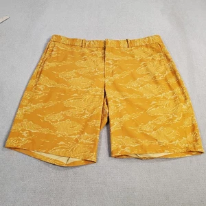 Nike Flex Golf Shorts Mens 40 Orange Camo Dri Fit Chinos Performance BV0383 723* - Picture 1 of 12
