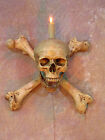 Skull Femur Bone Wall Sconce, Halloween Prop, Skulls