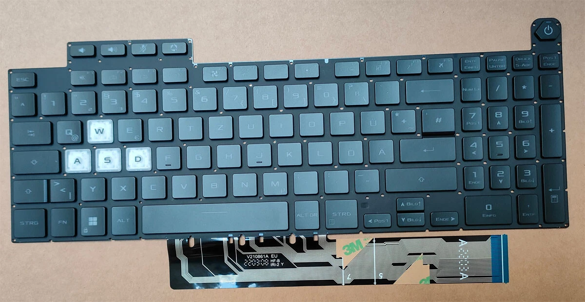 Deutsche Tastatur Für Asus N10J – Schwarze Ersatz-Tastatur, Einfacher Einbau