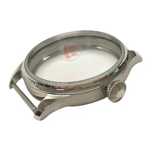 44mm 316L Stainless Steel Watch Case Set For ETA 6497/6498 ST3600/3621 Movement/ - Picture 1 of 9