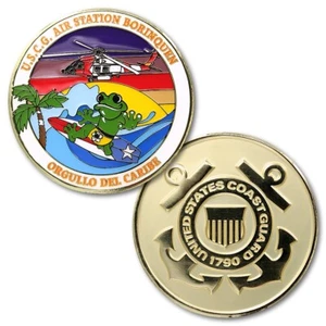 Moneda de desafío Borinquen de la estación aérea de la Guardia Costera de los Estados Unidos de la USCG - Imagen 1 de 1