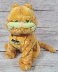 Ty Beanie Buddies Plush The Garfield Movie Stuffed Animal Orange Collar 10" 2004 - Picture 1 of 4