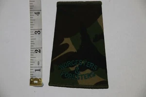 BRITISH ARMY SINGLE SLIP ON EPAULETTE RANK SLIDE WORCESTERS & FORESTERS - Picture 1 of 1