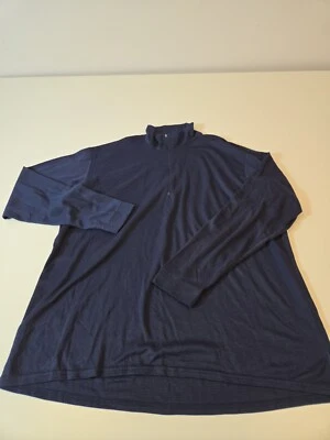 VINTAGE Patagonia Jacket XL Blue Capilene 1/4 Quarter Zip Made USA 90s - Image 1 of 4