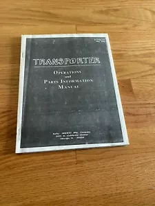 Transporter Pinball Game Operations & Parts Information Manual, Bally 1989 Copy - Imagen 1 de 1