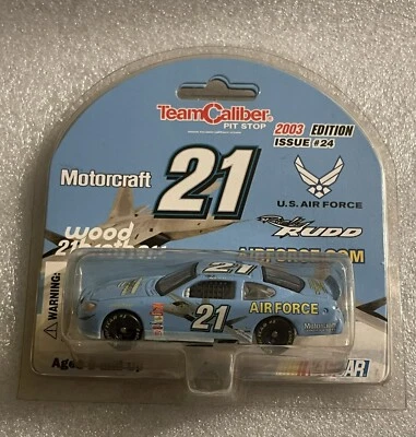 2003 Ricky Rudd #21 Air Force Die Cast 1:64 Scale Issue #24 - Image 1 of 2