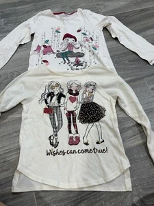 Girls lot of 2 long sleeve shirts size 6/6x by Tj Max & Garanimals - Picture 1 of 9