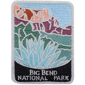 Big Bend National Park Patch - Texas, Official Traveler Series 3" (Iron on) - Picture 1 of 1