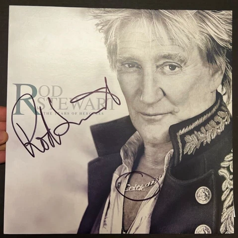 ROD STEWART SIGNED AUTOGRAPHED THE TEARS OF HERCULES ALBUM LP  BECKETT COA Cover