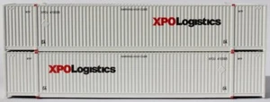 JTC Model Trains 537015 N XPO Logistics 53' HC 8-55-8 Container (Set of 2) - Picture 1 of 1