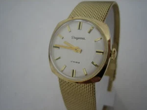 NOS NEW VINTAGE RARE MECHANICAL HAND-WINDING ANALOG DUGENA WOMEN'S WATCH 1960'S - Picture 1 of 3