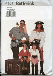 Pirates - Men & Women - Butterick Sewing Pattern - ADULT sizes XS to XL - Picture 1 of 2