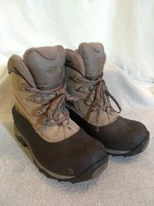 The North Face Chilkat II Gray Suede Insulated Winter Boots, Size: 7.5 #JJ49+5 - Picture 1 of 11