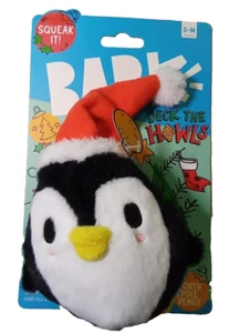 Bark Deck The Howls with North Pole Pengy! Squeaker Dog Fetch Toy - Picture 1 of 2