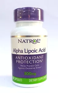 Natrol Ácido Alfa Lipoico 300 mg 50 Cápsulas - Imagen 1 de 3