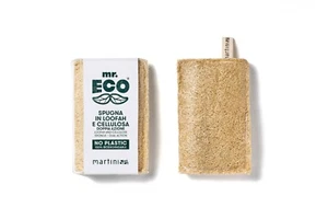 Mr. Eco® Biodegradable Loofah/Veg Cellulose Sponge Scrubber - Picture 1 of 3