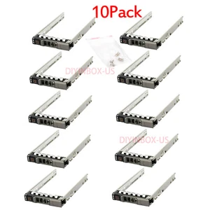 X10 For DELL EMC T440 T640 POWEREDGE SERVER SFF 2.5"HDD TRAY CADDY W/ SCREWS - Afbeelding 1 van 8