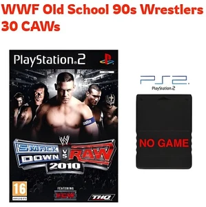 WWE SmackDown vs. Raw 2010 CAWs Save PS2 Memory Card Unlocked Saves - Picture 1 of 8