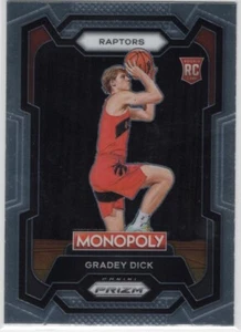 Tarjeta de novato 2023-24 Panini Prizm Monopoly #84 Gradey Dick - Imagen 1 de 2