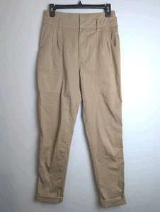 Frame Casual Pleat Pants Size 0 Cuffed Lightweight Cargo Minimalist - Picture 1 of 11