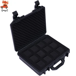 Estuche de viaje para reloj de 12 ranuras carcasa rígida protección joyería almacenamiento organizador caja - Imagen 1 de 18