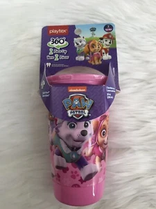 Paw Patrol 360 Spoutless Sippy Cup 2 Piece Cup 10 Oz BPA Free Pink NEW - Picture 1 of 2