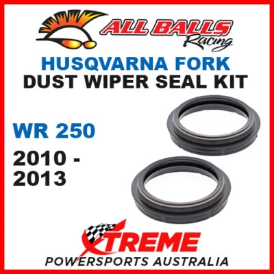 All Balls 57-105 Husqvarna WR250 WR 250 2010-2013 Fork Dust Wiper Seal Kit - Image 1 of 2
