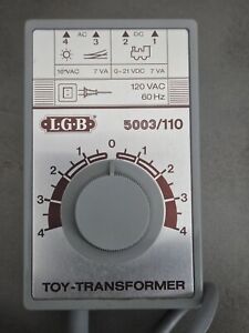 LGB LEHMANN Toy Trains Transformer #5003/110 AC/DC Tested 100% Functional