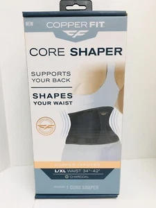 COPPER FIT CORE SHAPER SUPPORTS BACK/Shapes waist L/XL 34”-42” 1 core shaper - Picture 1 of 3