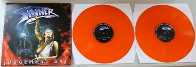 Sinner Judgement Day Orange Vinyl LP Record new Night Of The Vinyl Dead  - Image 1 of 2