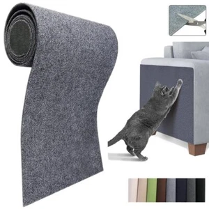 Cat Scratch Furniture Protector Mat DIY Cat Scratch Pad Self-Adhesive Pet Scr... - Picture 1 of 6